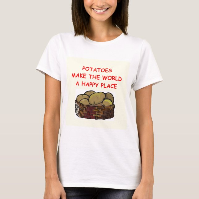Camiseta patatas de la patata (Anverso)