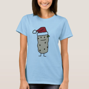 Camiseta Patatas de la patata que llevan el gorra de Santa