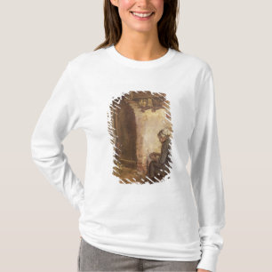 Camiseta Patatas de la peladura de la mujer mayor
