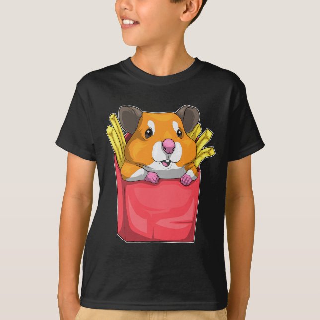 Camiseta Patatas fritas de Hamster (Anverso)