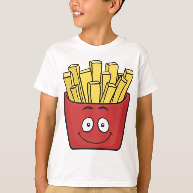 Camiseta Patatas fritas de la emoji (Anverso)