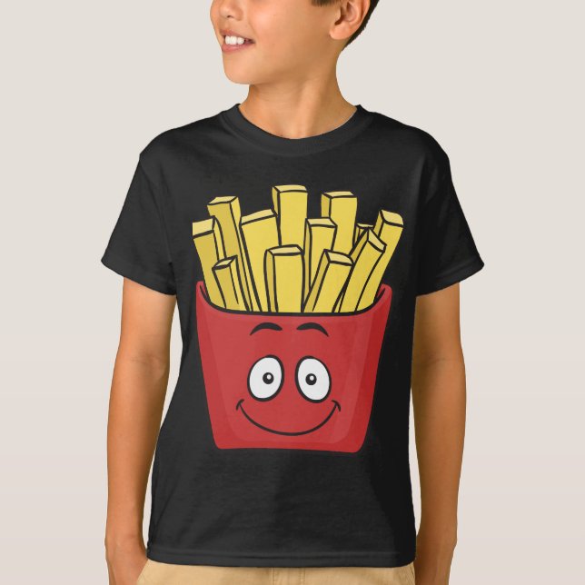 Camiseta Patatas fritas de la emoji (Anverso)