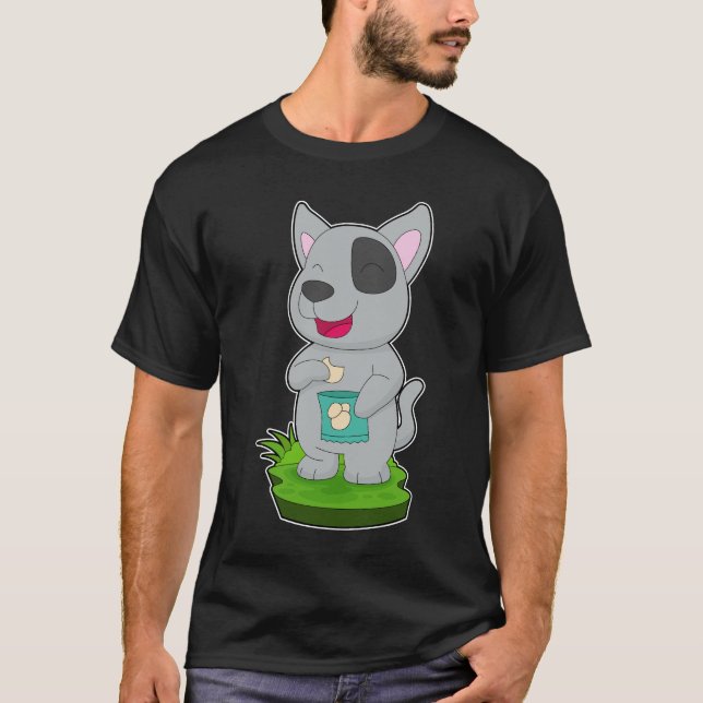 Camiseta Patatas fritas de patata de perro (Anverso)