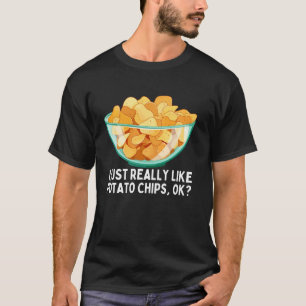 Camiseta Patatas Fritas Divertidas Para Hombres Mujeres Niñ
