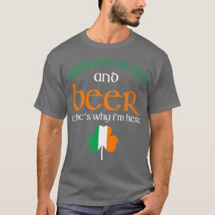 Camiseta Patatas irlandesas divertidas durante el día de la