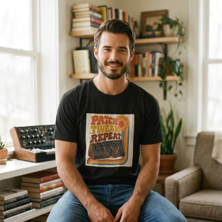 Camiseta Patch Tweak Repeat. – Modular-Synthesizer