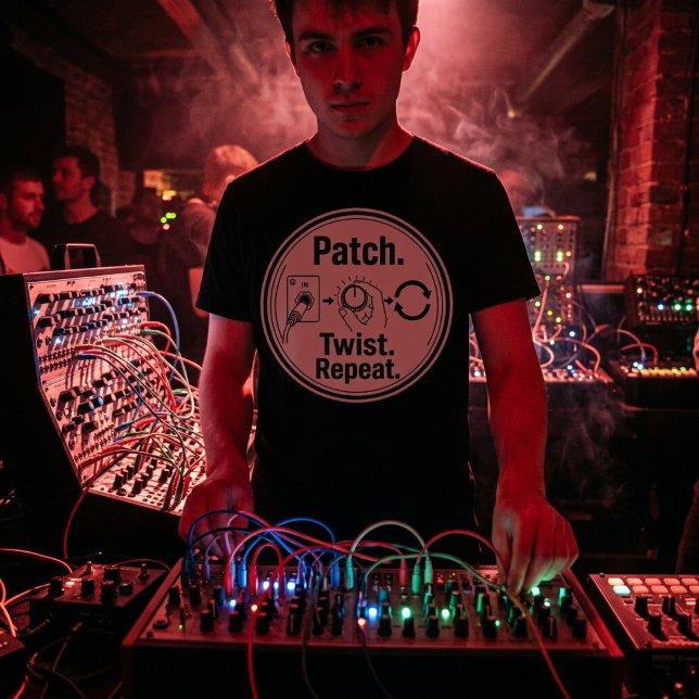 Camiseta Patch Twist Repeat. – Modular-Synthesizer (Subido por el creador)