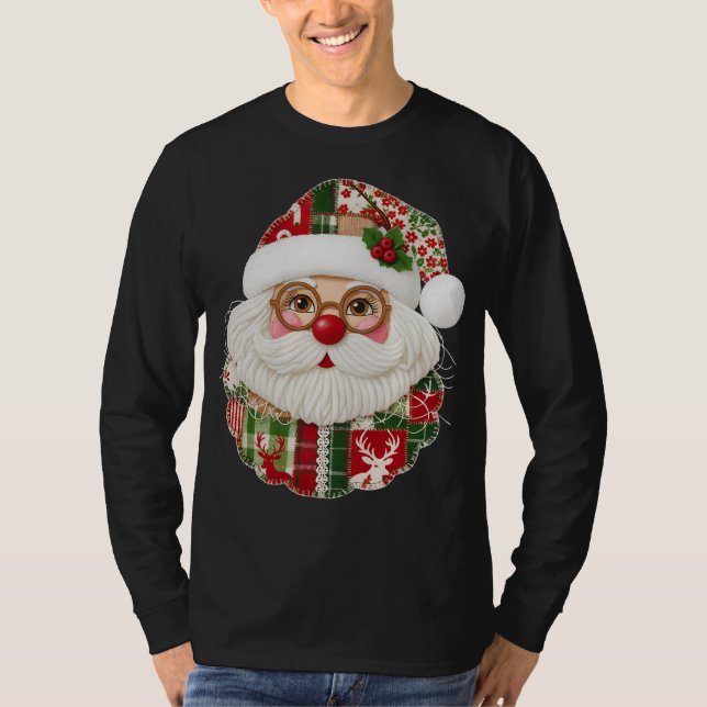 Camiseta Patchwork Santa Claus (Anverso)