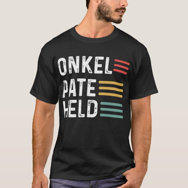 Camiseta Pate Onkel Sostenido Patenonkel Patenkind Neffe Ni (Anverso)