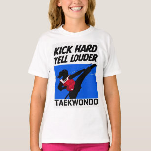 Camiseta Patea Fuerte. Grita Más Fuerte. Taekwondo. Femenin
