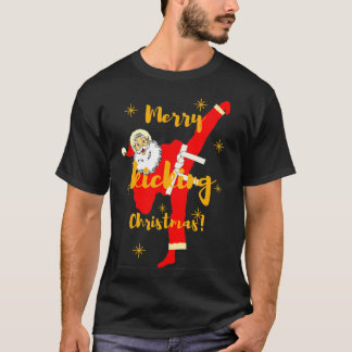 Camiseta Pateando a Santa Claus a Navidades que patean cere