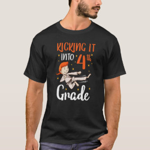 Camiseta Patear el 4º grado Tae Kwon Do Chica Karate de vue