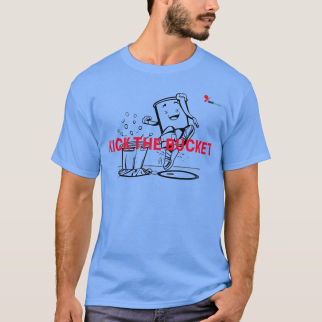 Camiseta "Patear el Cubo" | Gráfica de modismo div (Anverso)