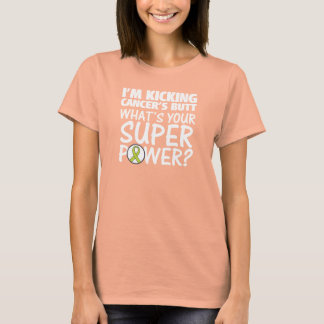 Camiseta Patear el trasero del cáncer de linfoma no Hodgkin