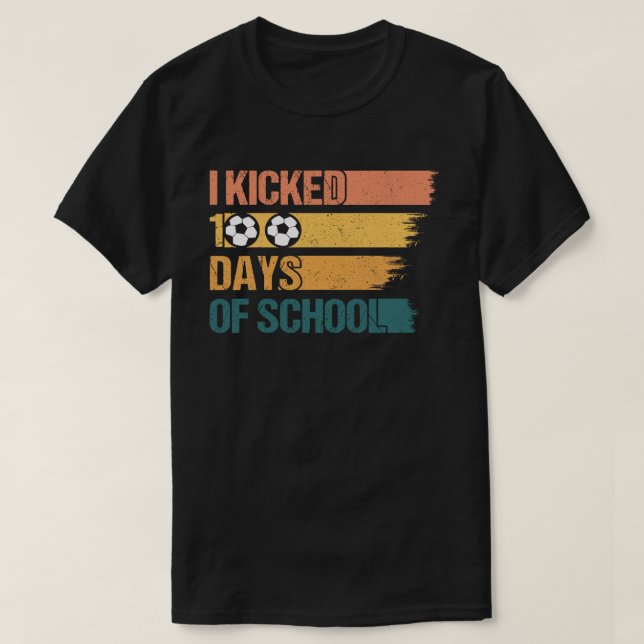 Camiseta Pateé 100 días de deporte 100 días en la escuela (Diseño del anverso)