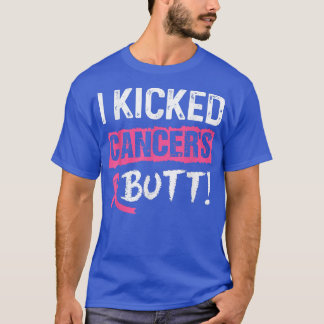 Camiseta Pateé el cáncer de mama en cinta rosada de cáncer