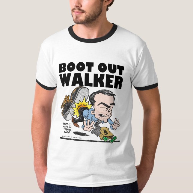 Camiseta Patee hacia fuera al caminante (Anverso)