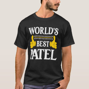 Camiseta Patel Surname Funny Team Family Apellido World
