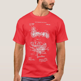 Camiseta Patente de bicicleta reclinada, regalo de biciclet