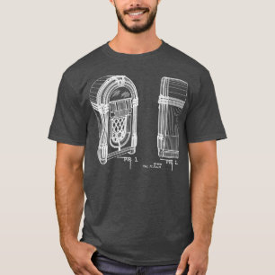 Camiseta Patente Icónica Jukebox - Baby Boomer de los años 