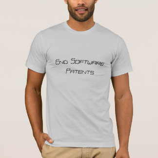 Camiseta Patentes del software del extremo