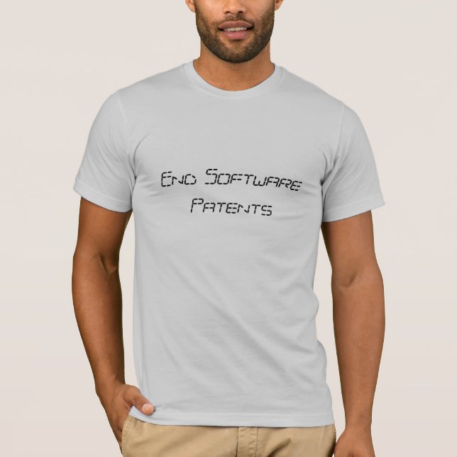 Camiseta Patentes del software del extremo (Anverso)