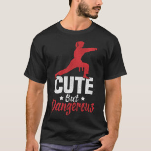 Camiseta Pateo como una chica - Chica kickboxing de karate