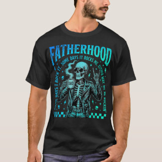 Camiseta Paternidad Algunos Días Me Golpea El Cráneo Papá