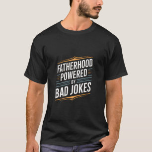 Camiseta Paternidad impulsada por chistes malos humor de pa