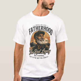 Camiseta Paternidad La Verdadera Herencia Día del Padre Vin