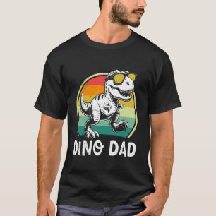 Camiseta Paternidad PAPA DINO PAPÁ Retro Divertido Padre Fu