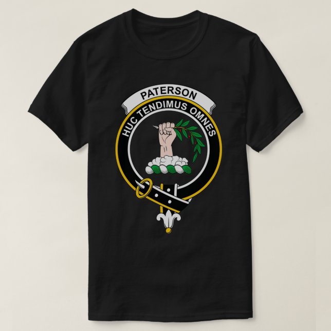 Camiseta Paterson Escudo Tartan Clan Scottish Clan (Diseño del anverso)