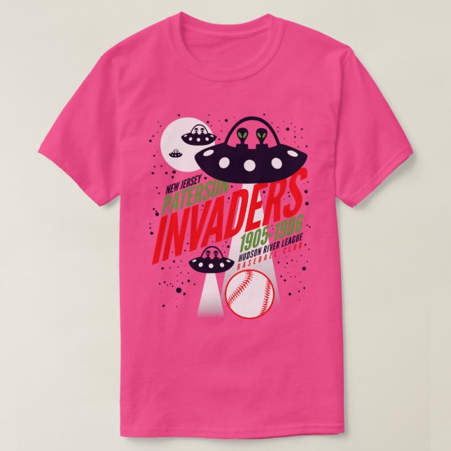 Camiseta Paterson Invaders (Diseño del anverso)