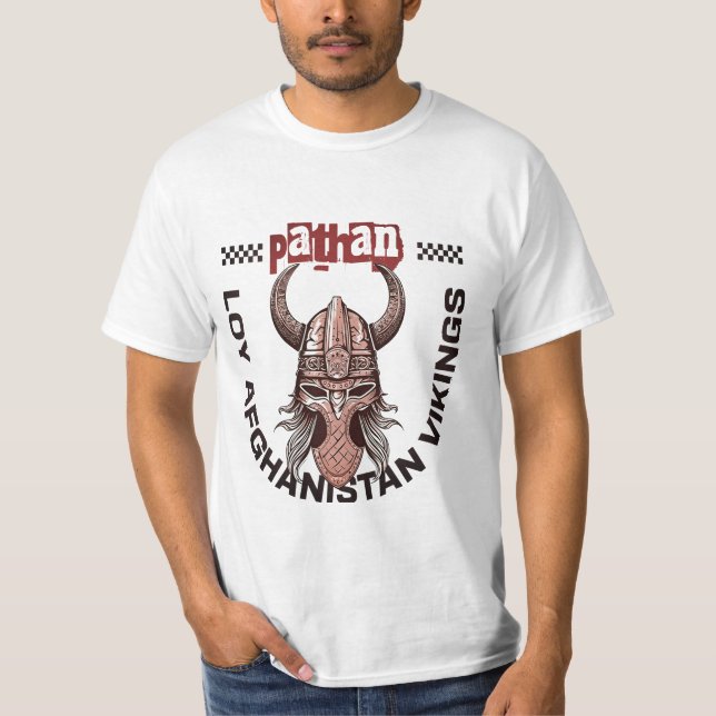 Camiseta Pathan Afganistán | Ropa del Orgullo Pash (Anverso)