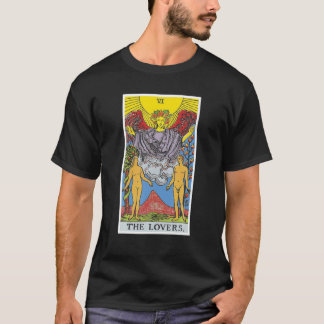 Camiseta Pathe Lovers Tarot Card Occult Beliefs Divining