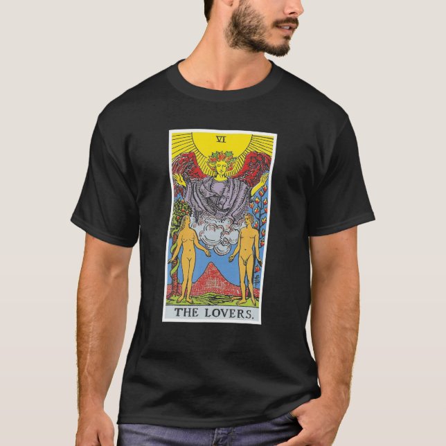 Camiseta Pathe Lovers Tarot Card Occult Beliefs Divining (Anverso)