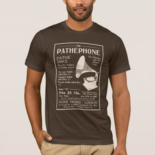 Camiseta Pathephone (Anverso)