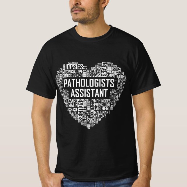 Camiseta Pathologists Assistant Heart Gifts  (Anverso)