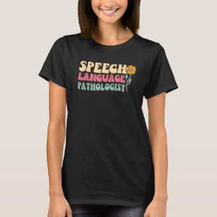 Camiseta Pathólogo del lenguaje del habla Slp Terapia del h