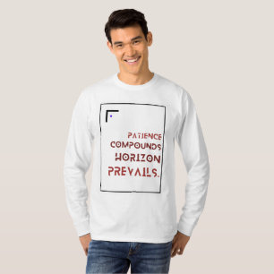 Camiseta Patience Compounds regalo para inversor
