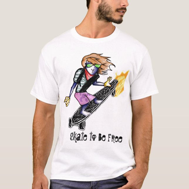 Camiseta Patín a estar libre (Anverso)