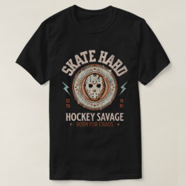 Camiseta Patina Duro Hockey Salvaje Caos Ropa