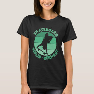 Camiseta Patinador de Berlín Alemania Urna Patineta 1 