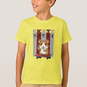 Camiseta Patinador de Hamster
