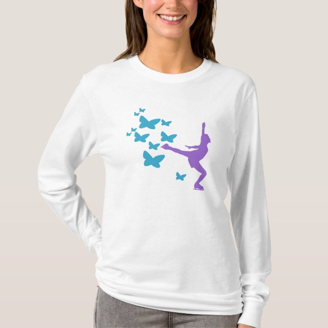 Camiseta Patinador de la mariposa (Anverso)