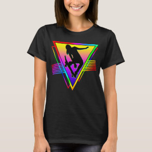 Camiseta Patinador de monopatín retro