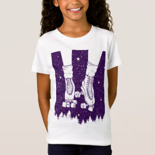 Camiseta Patinador de rodillos nocturnos