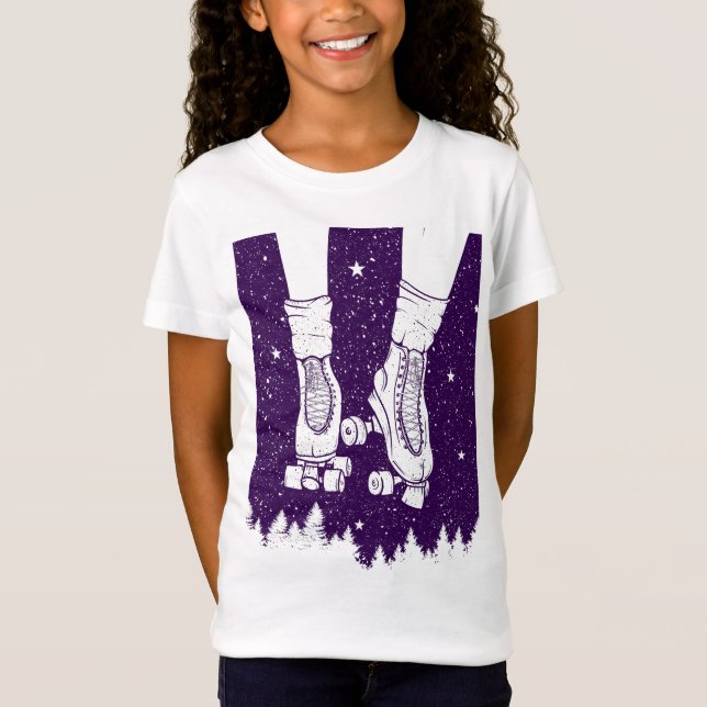 Camiseta Patinador de rodillos nocturnos (Anverso)