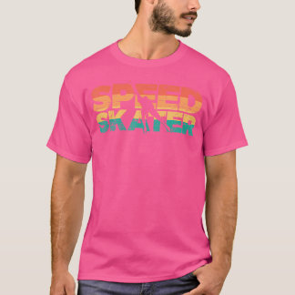 Camiseta Patinador de Velocidad sobre Hielo