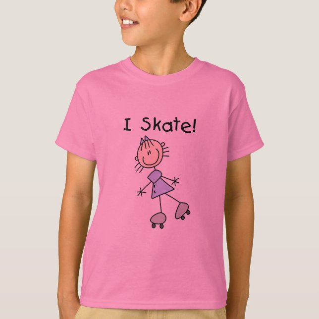 Camiseta Patinador del chica (Anverso)